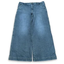 Scoop Denim Jeans SUPER Baggy Wide Leg Y2K *JNCO Style 12" Opening 38 x 30 / 18