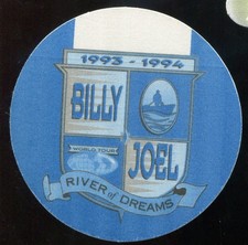Vintage 1993 - 1994 Billy Joel Concert Backstage Pass