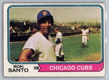 1974 Topps - #270 Ron Santo - HOF VG-EX *TEXCARDS*