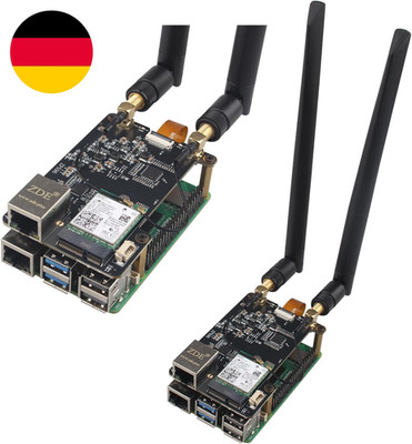 ZDE ZP596 Pcie to M.2 E Key Wifi7 6 6E 5 Pcie to 2.5G Ethernet Network Port HAT
