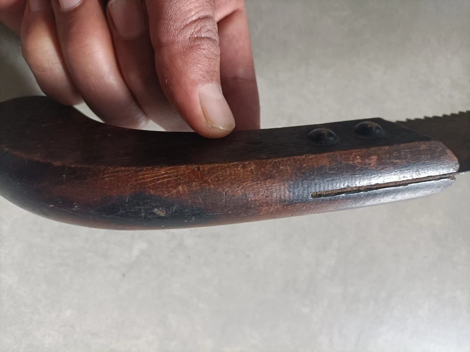 Antiguo/Vintage Billhook o sierra de podar curva o limpieza... Foto 4 de 4