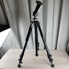 Dynatran Model AT-858BL Professional Series Tripod w/ Joystick Head Quick Rele