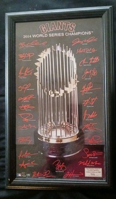 San. Francisco Giants 2014 World Series Champions Highland Mint (FREE SHIPPING)