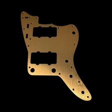 Nuovo Battipenna Fender Jazzmaster Chitarra Elettrica Alluminio Oro Spazzolato I’m