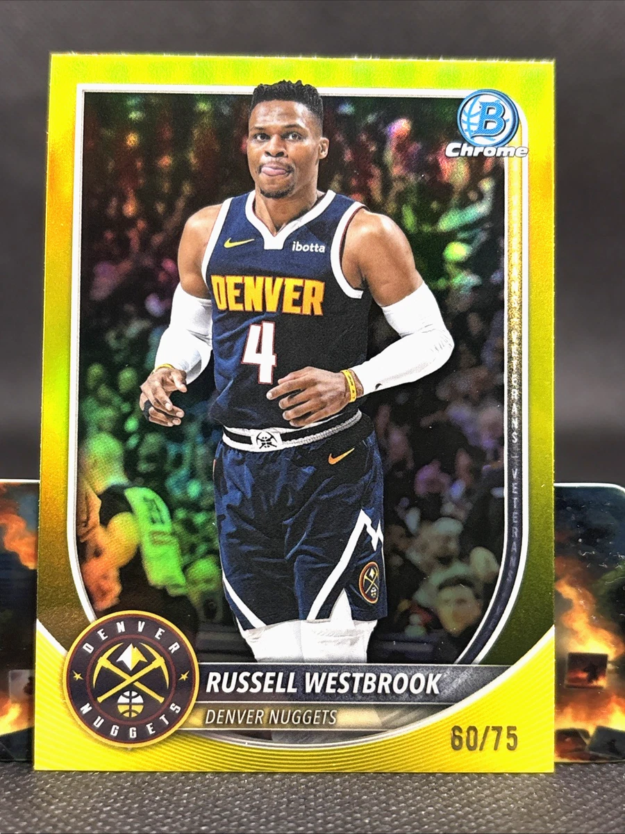 Bowman Russell Westbrook Basketball Serial Numbered Sports Trading