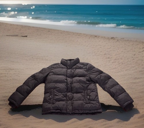 Andrew Marc Puffer Jacket Coat Men's M Heavy Warm Down Winter Cold Protection - Picture 13 of 14