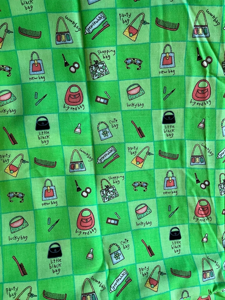 Monederos de tela Daisy Kingdom para novia de Sue Dreamer para colchas 1,5 yardas verdes Foto 4 de 4