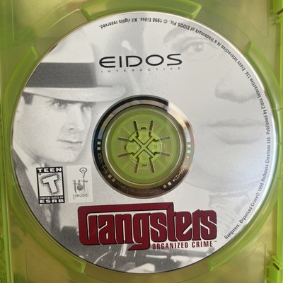 Gangsters Organized Crime Pc Game 1998 ￼Eidos, Not In Original Case.