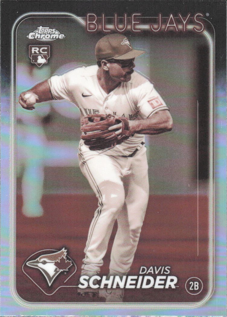 Davis Schneider 2024 Topps Chrome Sepia Refractors #290 Rookie