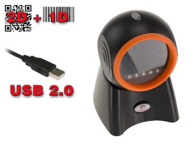 USB Scanner Handbrause Typ Box für Barcodes Typ EAN und 2D Codes