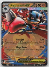 Mega Lucario ex 077/132 Double Rare Mega Evolution Pokemon Holo NM
