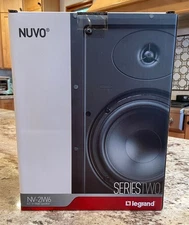 Nuvo NV-2IW6 Series Two In-Wall Speaker Pair, New In Box