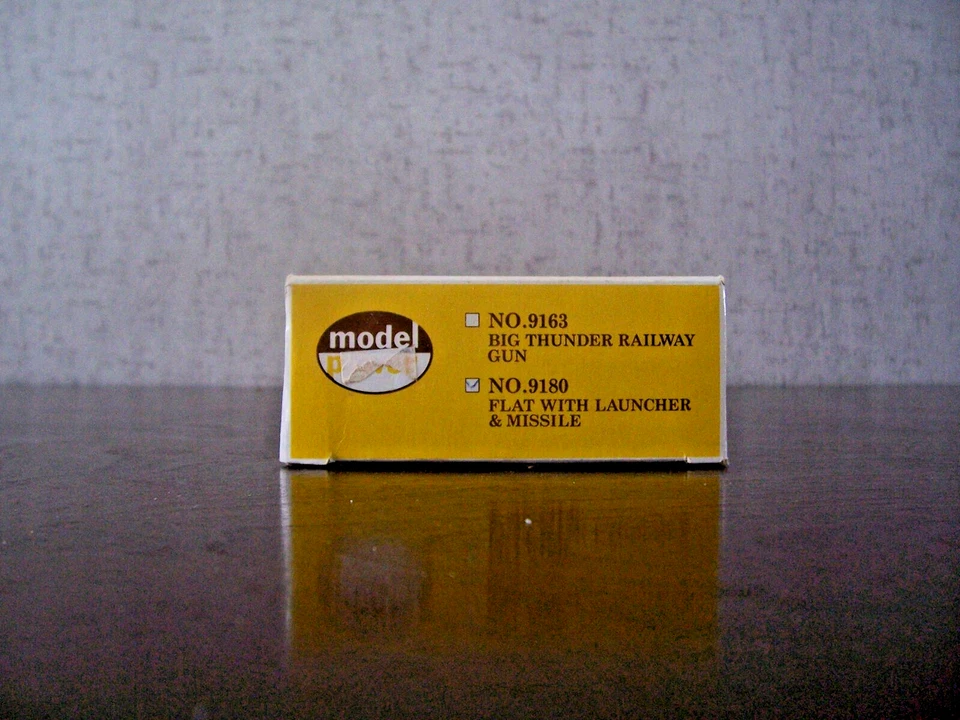 HO Model Power Military 9180 Flat Car w/ Launcher & 3 SAM Missiles. Includes Box - Image 2 of 4