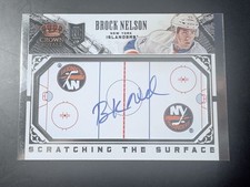 2013-14 Panini Crown Royale Brock Nelson RC Auto Scratching The Surface SC-BNE