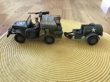 King & Country DD49 Weapons Carrier & Water Trailer Toy Soldiers