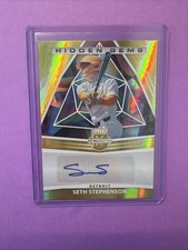 2022 Panini Extra Elite Seth Stephenson Hidden Gems Auto Gold /10 #hg-ss Bookend