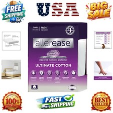 AllerEase Ultimate Allergy Protection and Comfort Zippered Mattress Protector...