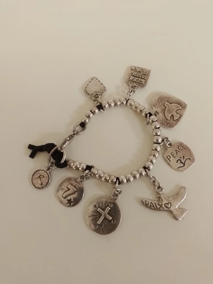 Bracelet Reminiscence argenté breloques - Photo 4/4