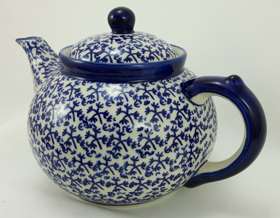 B-Ware Bunzlauer Keramik Teekanne, Kanne für 1,3Liter Tee (C017-P364) - Bild 4 von 4