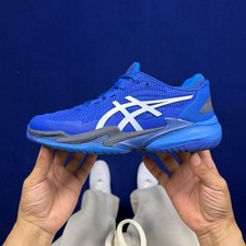 ASICS Court FF 3 Novak Tuna Blue Pure Silver 1041A521-965 New Men's 4-11