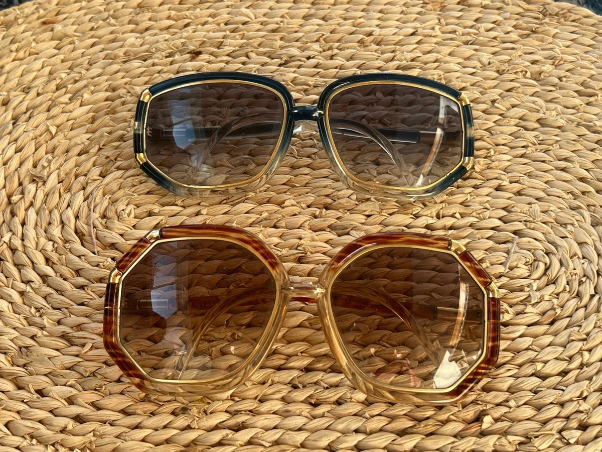 70s Vintage Ted Lapidus‎ Oversized Tortoise Shell Prescription Sunglasses TED LAPIDUS Adult Unisex Original Vintage Sunglasses for  main image 3