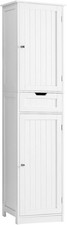 67" Tall Bathroom Cabinet, Storage Cabinet with 2 Doors 1 Drawer