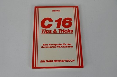 COMMODORE 16 C-16 Tips & Tricks DATA BECKER Vintage Book