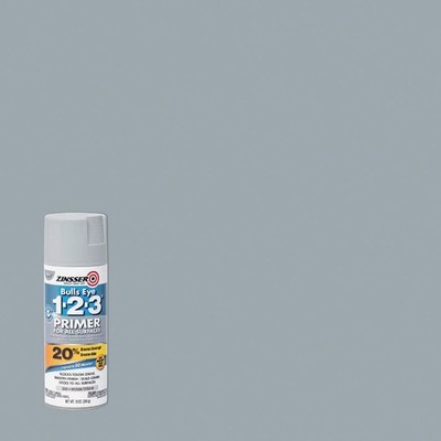 Zinsser Bulls Eye 1-2-3 13 Oz. Primer Spray, Gray 290971 Zinsser Bulls Eye 1-2-3