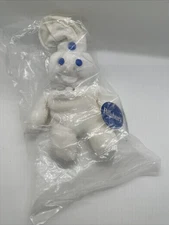 1997 Pillsbury Doughboy Plush Doll Poppin Fresh 8" Plush Bean Bag toy NWT Sealed