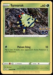 Spinarak 006/078 Common Pokémon GO