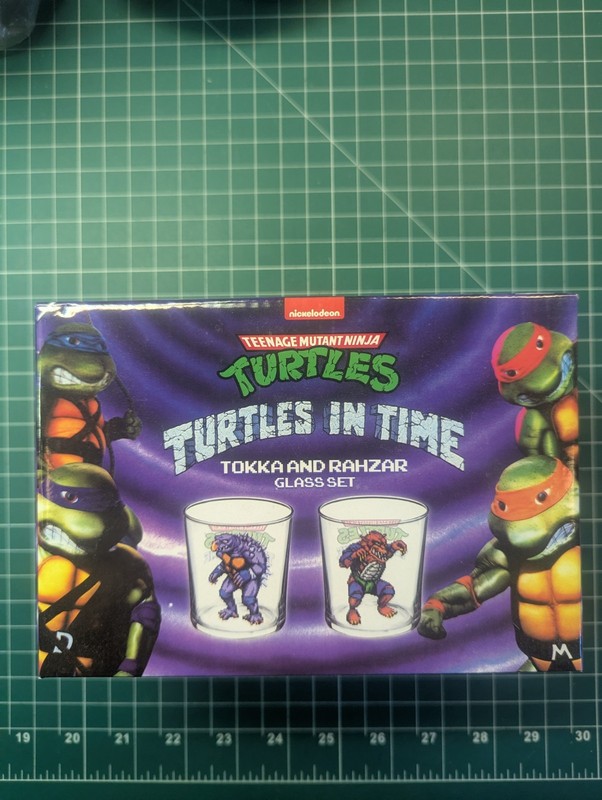 TEENAGE MUTANT NINJA TURTLES TOKKA & RAHZAR JUICE GLASS SET