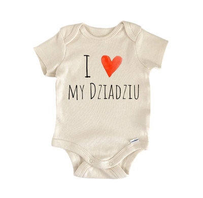 Dziadziu Dziadek Poland Newborn Baby Onesie  Bodysuit
