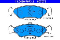 ATE Bremsbelagsatz, Scheibenbremse 13.0460-7073.2 FüR Ford Mazda