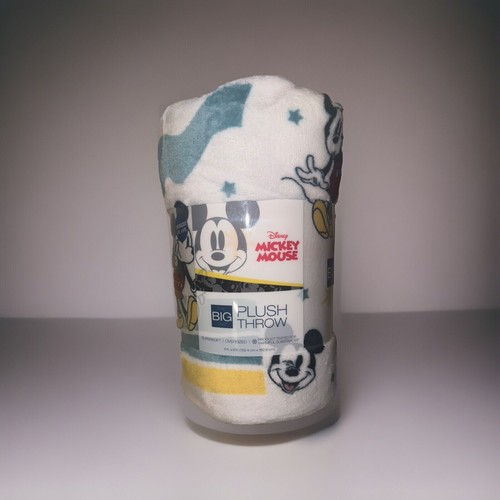 Brand New! The Big One Disney Mickey Mouse Oversized Plush Throw 5ft x ...