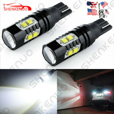 2X Extreme Bright T10 20 LED Bulbs Backup Reverse Lights W5W 920 912 T15 US