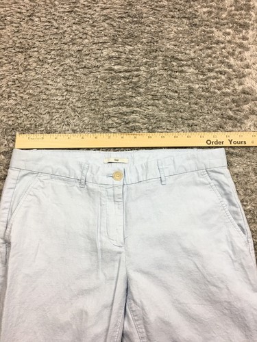 Gap Chino Pants Womens Size 4 Blue Light Twill Skinny - Picture 5 of 11