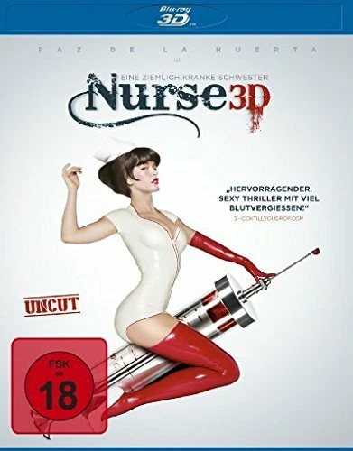 Nurse (Uncut) - Paz de la Huerta, Kathleen Turner - (3D +2D) - Blu Ray - FSK 18