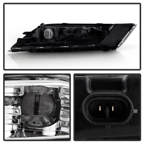 2017-2019 Ford Fusion OE Style LED Bumper Fog Lights Driving Lamps w/Switch Pair - Picture 5 of 8