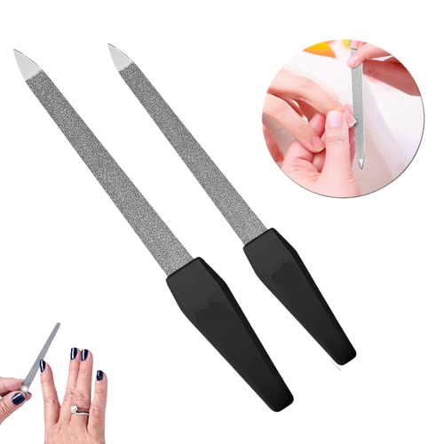 ROYAL FUNCTIONALITY DUO SAPPHIRE NAIL FILE METAL FILES STRONG LARGE AND SMALL - Picture 4 of 8