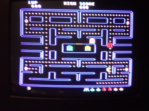 Pac-Man ( Atari 5200, 1982 ) Spielkassette mit Handbuch & Overlay - getestet/funktionstüchtig - Bild 3 von 7