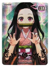 Nezuko Kamado SSR SSR-003 Holo Prism Custom Goddess Story Anime Waifu Card