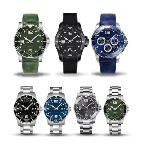 Correa de reloj de goma de 21 mm para Longines Conquest L3.742.4 642 781 782 correa de reloj - Imagen 18 de 36