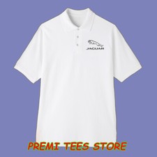 Jaguar Car Racing Automotive Men's Printed White Size S-3XL