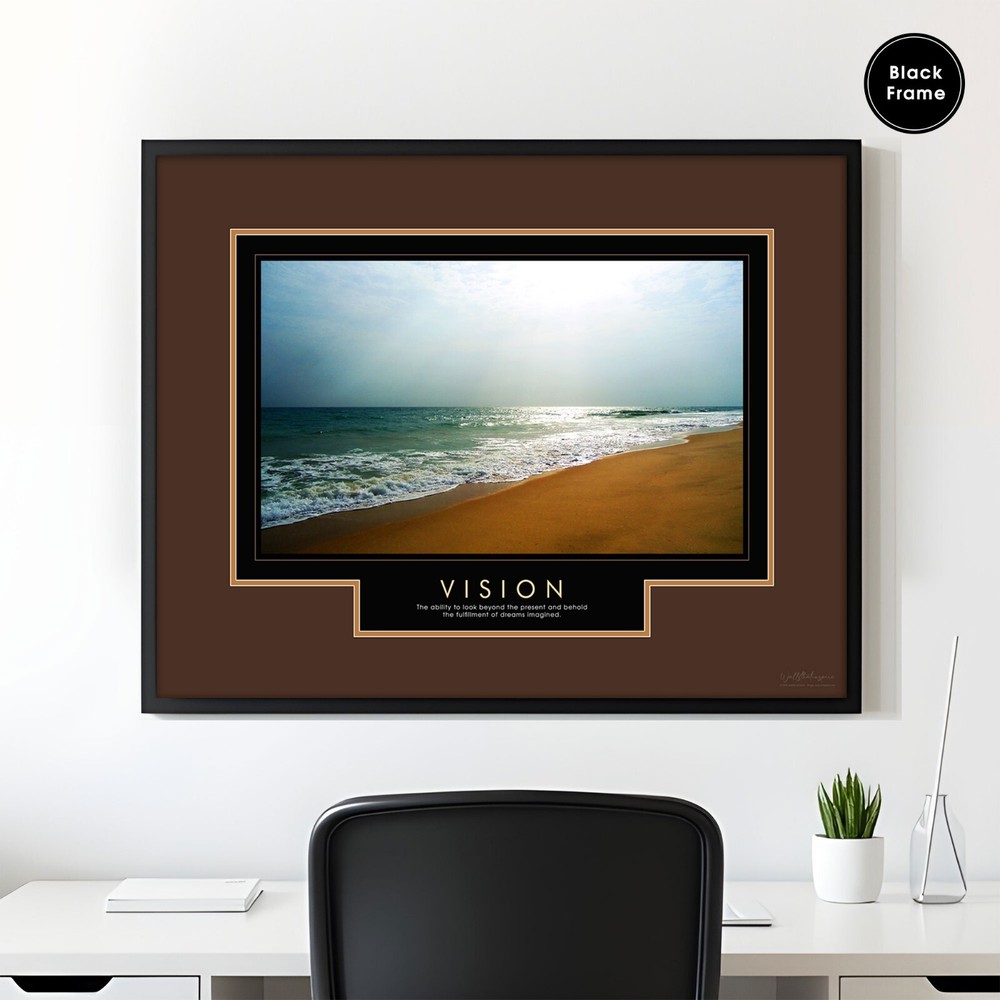 Motivational Poster, Vision, Motivational Wall Art, Motivational Quotes