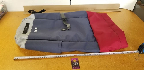 TimBuk2 Fold Over Grey/Red Backpack (#348)