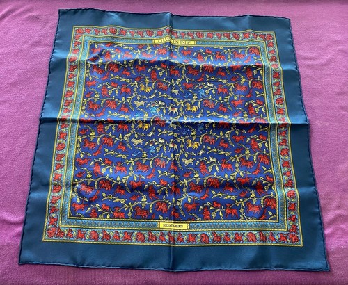 Authentic Hermès Ascot Twilly Handkerchief Head wrap 100% Silk - Picture 3 of 3