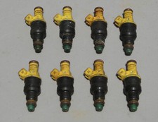 85-97 Tpi Lt1 Fuel Injectors Yellow Top Set Of 8 Cores For Parts 05299