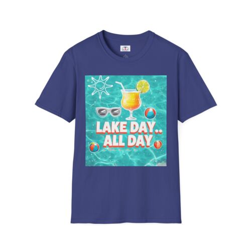 Lake Day Unisex T-Shirt, Summer Wear, Beach Outfit, Vacation Shirt, Pool Party - Picture 22 of 26