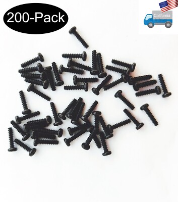 Lot of 200: 12mm Long Heatsink Mounting Screws for Chip, PC CPU/GPU Cooling Fan