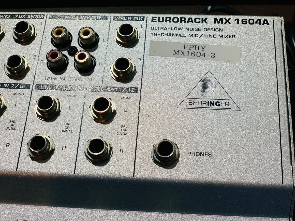 High quality Behringer Eurorack MX 1604A 16 Channel Mic 4 High quality Behringer Eurorack MX 1604A 16 Channel Mic 4